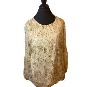 Investments Print Blouse